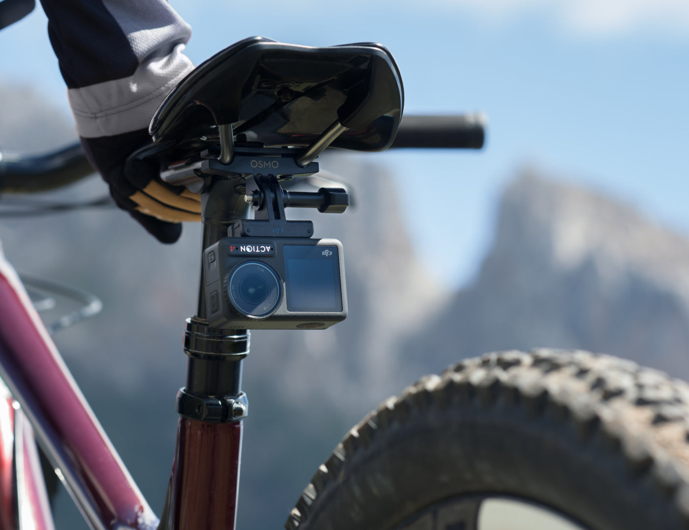 DJI Osmo Action Bike Seat Rail Mount