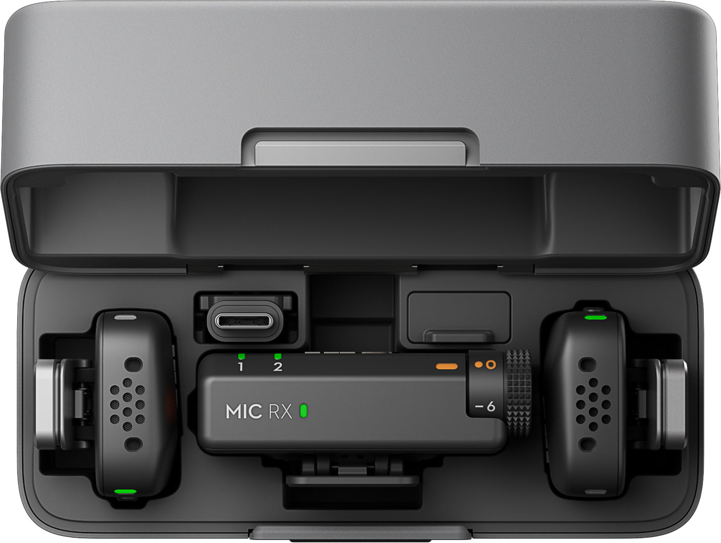 Mic Mini (2 TX + 1 RX + Charging Case)